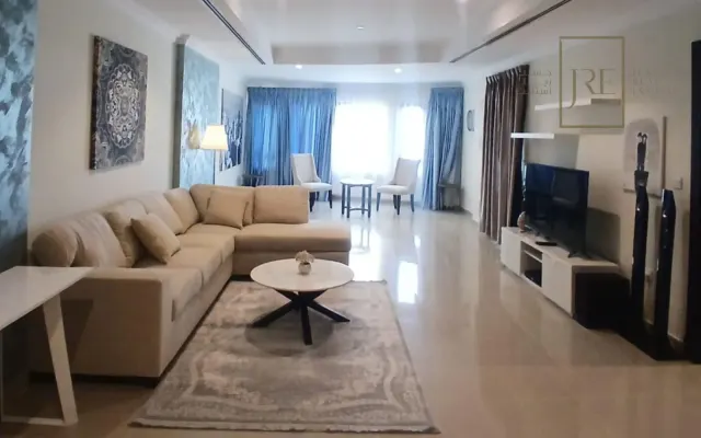 Stunning Fully Furnished 130 SQM Apartment | Balcony | Porto Arabia, The Pearl