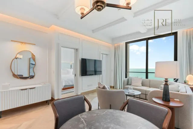 Furnished Studio Apartment in The Pearl | City View + Balcony