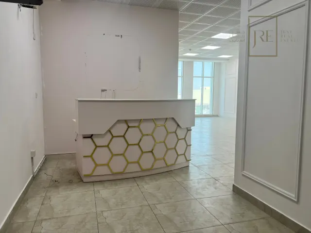 Semi-Fitted Shop Space for Rent in Al Mamoura Plaza | Prime Location + Parking