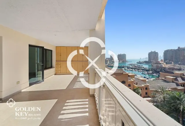 2BR w/ Balcony and Side Marina View | Open Layout