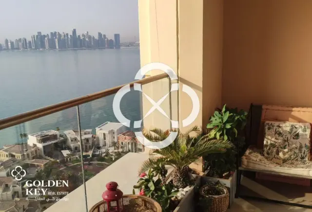High-Floor 1BR | Panoramic Sea View – Viva Bahriya