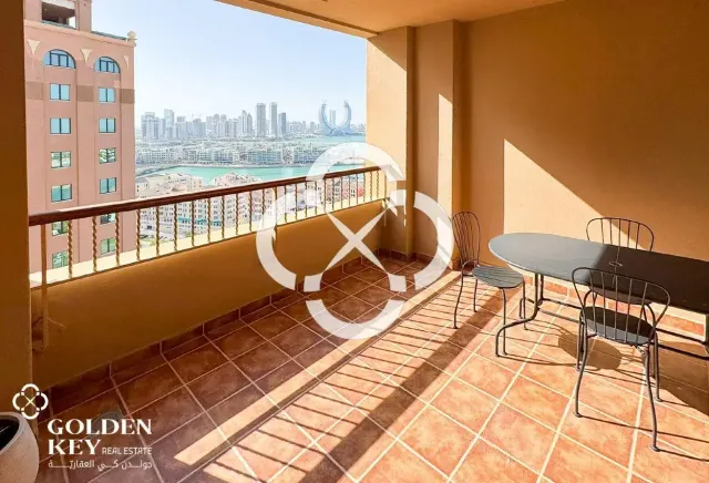 Marina View | Furnished 1BR+Office with Balcony