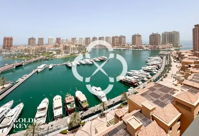 Direct Marina View | Furnished 1BR in Porto Arabia