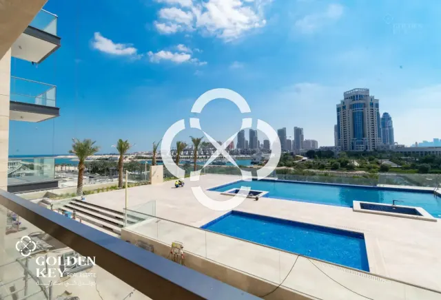 Luxury FF 2BR+Maid with Balcony | Lusail Marina