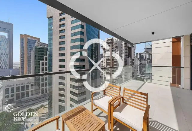 Luxury Finishes | Furnished 2BR+Maid with Balcony