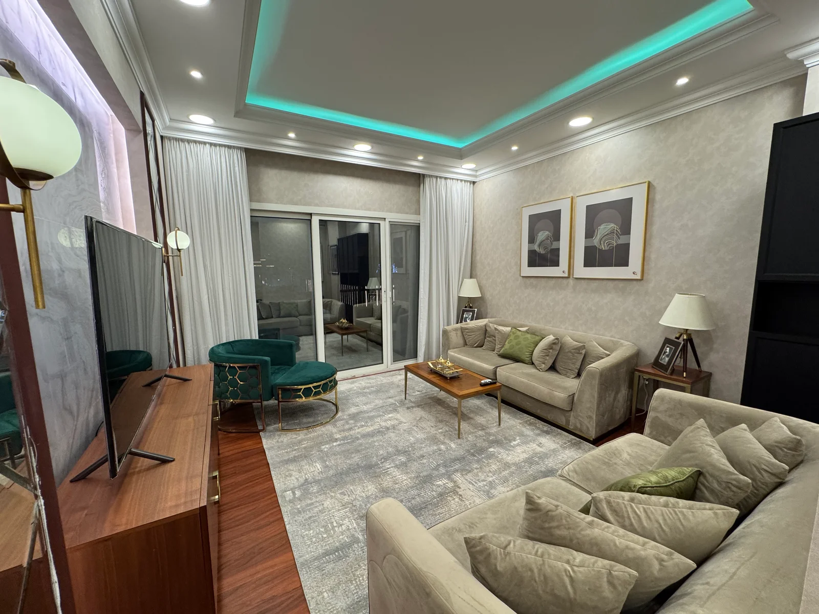 LUXURY 2BHK+MAID ROOM BRAND NEW FURNITURE +BALCONY