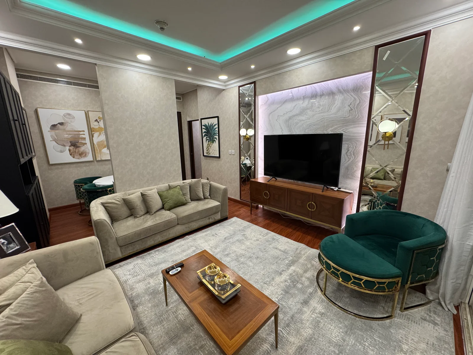LUXURY 2BHK+MAID ROOM BRAND NEW FURNITURE +BALCONY