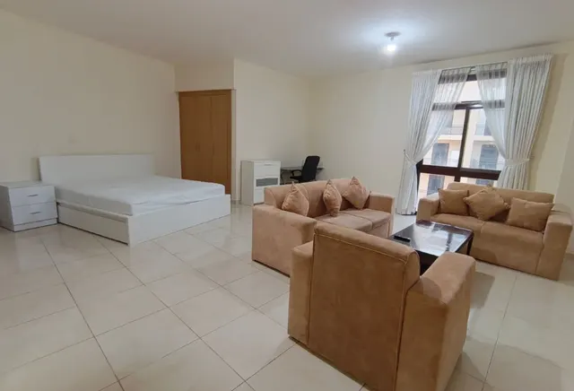 Studio fully furnished big layout in foxhill north