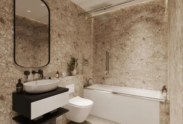 2BHK Immediatel ready with marble finishing
