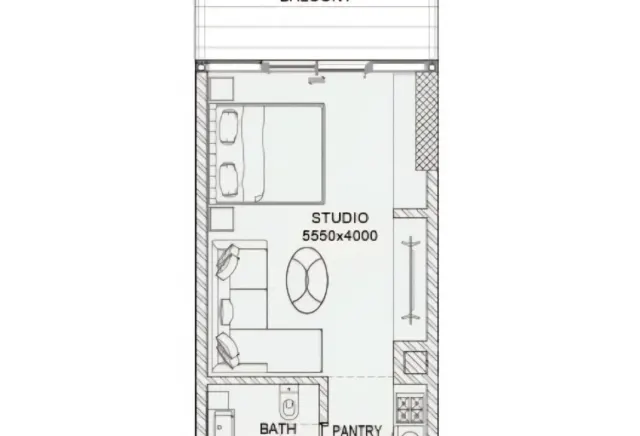 Hot Deal Hotel Apartment Studio Sea Facing