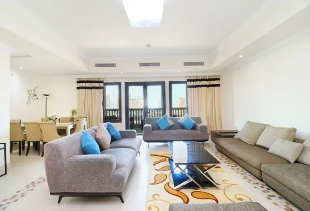 3 Bedroom Rented Apartment Fully Marina View