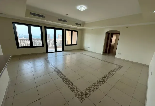 Spacious 2BHK Semi-Furnished Unit with Marina View