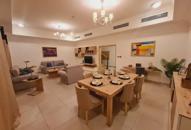 Luxury | Furnished | 3 Bed | Maid room | Muraikh