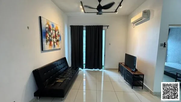 2BR Condo FOR RENT, Bukit Meldrum JB! Kitchen Hood & TV Included!