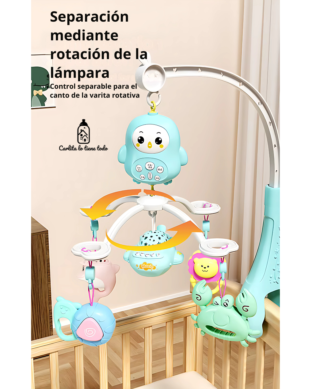 Campana Musical 5 en 1 Cuna