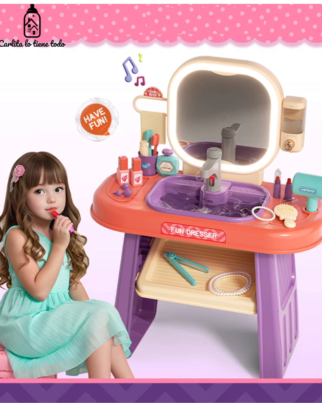 ✨ TOCADOR DE BELLEZA INFANTIL