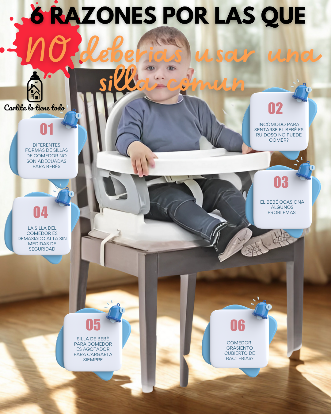 Silla portátil para bebe