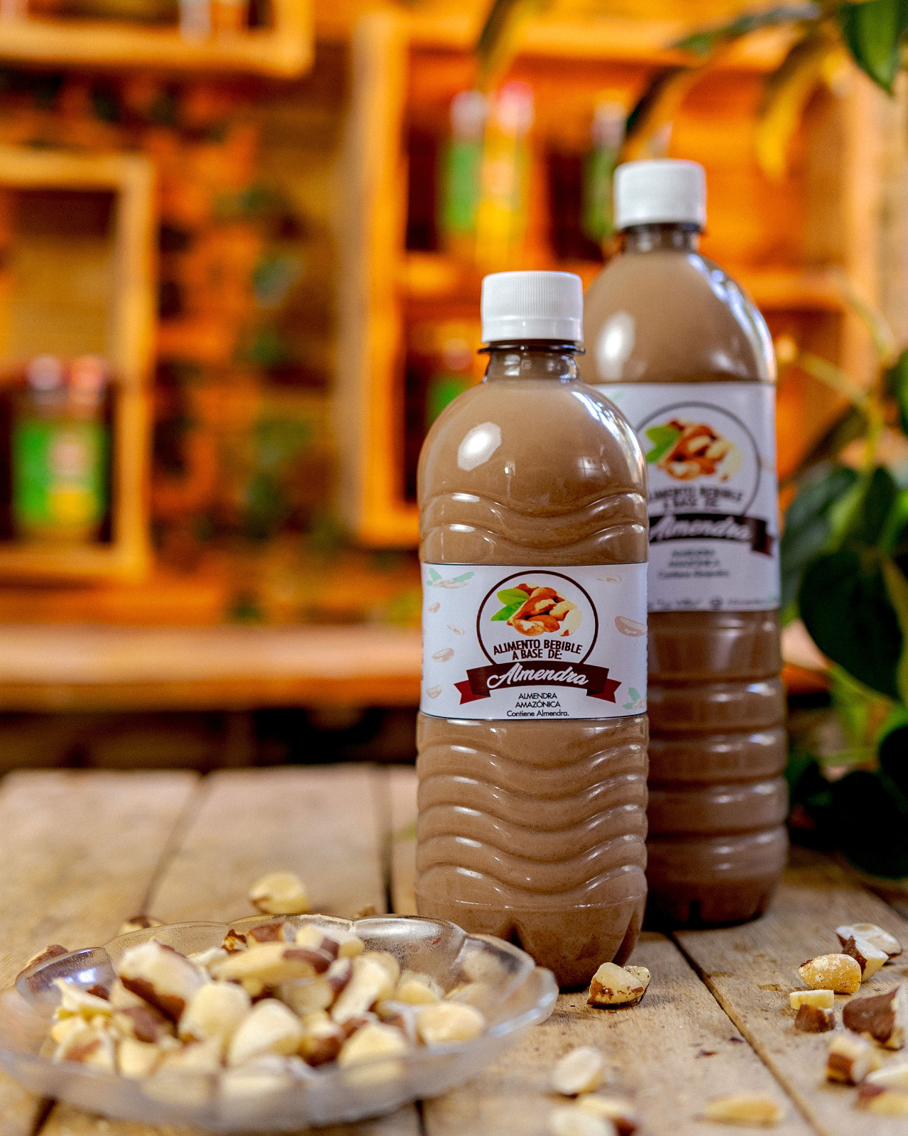 Leche de almendra chocolate
