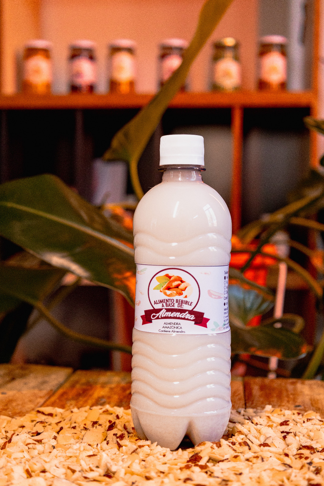 Leche de almendra natural