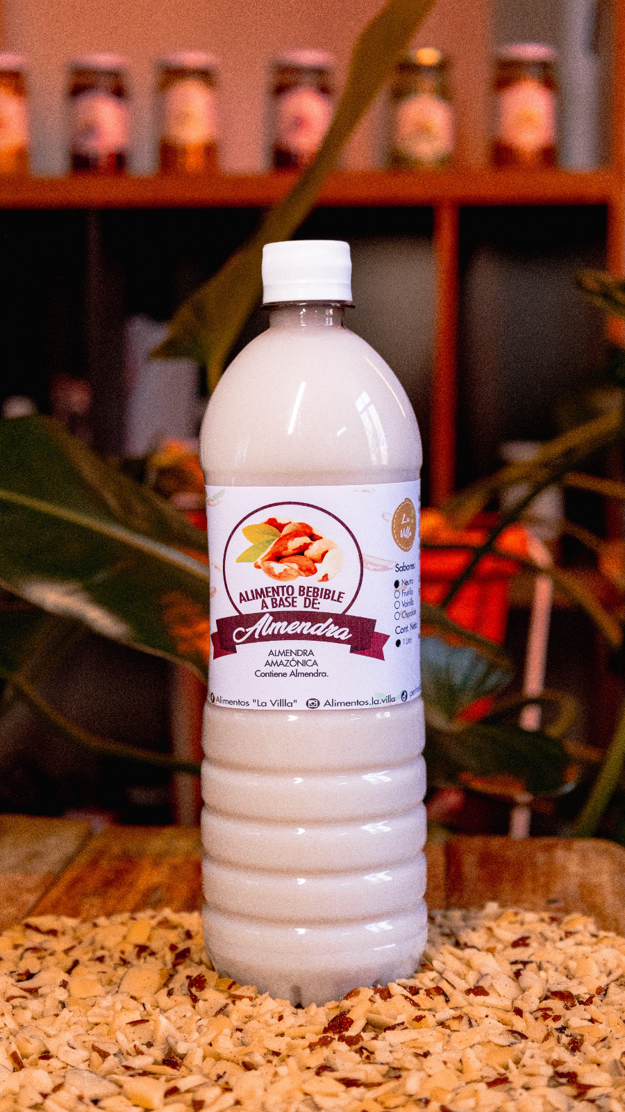 Leche de almendra 1L natural