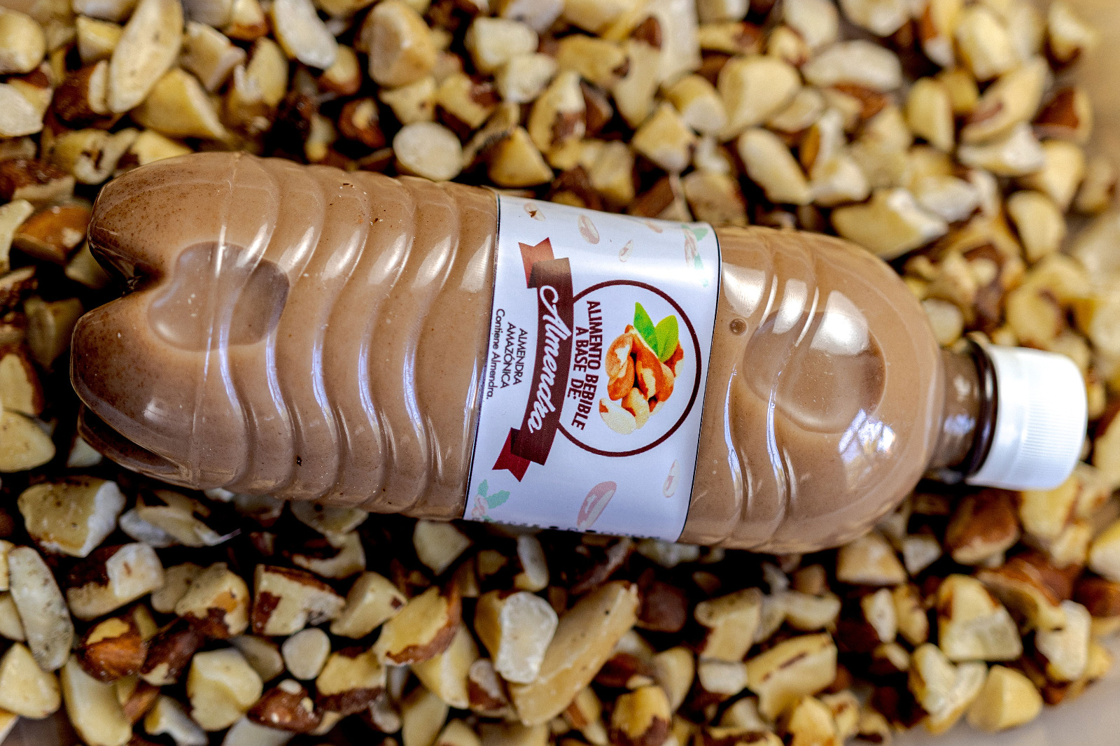 Leche de almendra chocolate