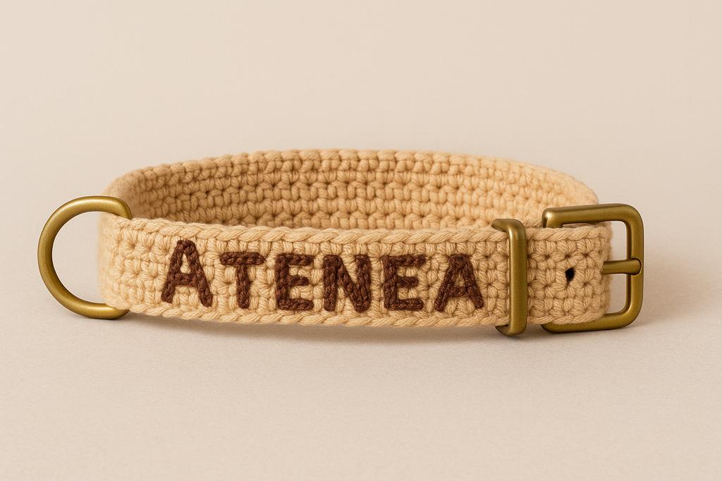 Collar tejido personalizado