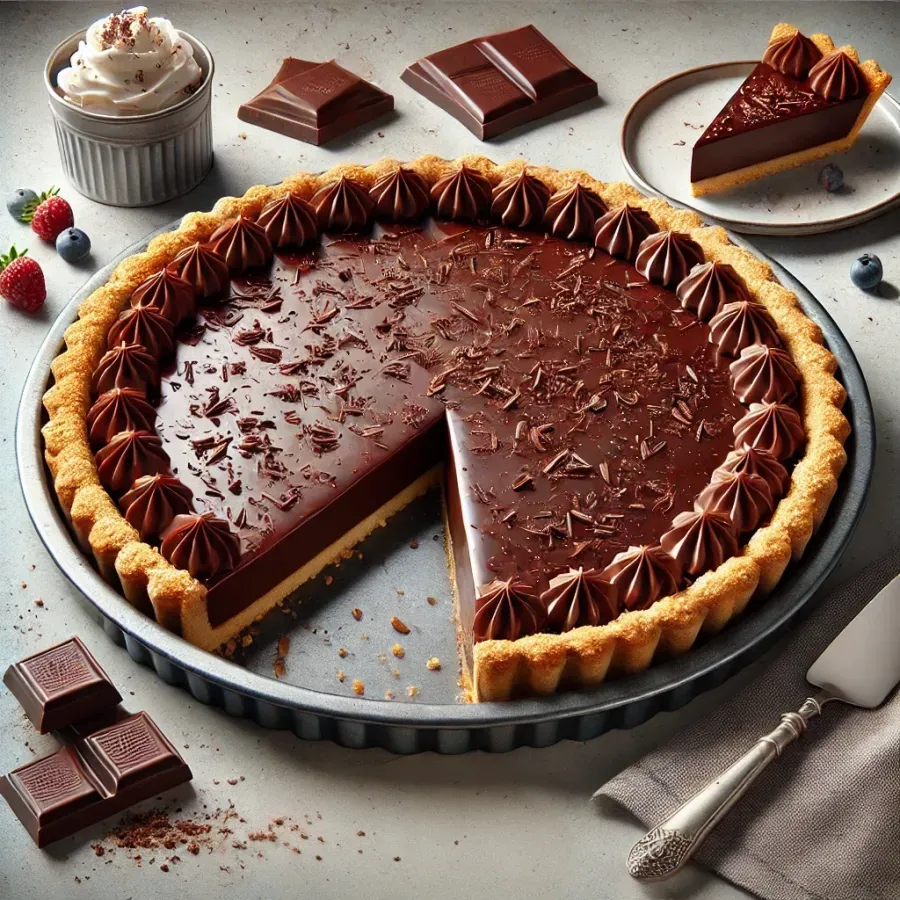 Pie de chocolate grande