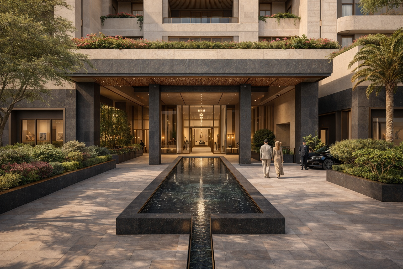 Crescent Courtyard — 1