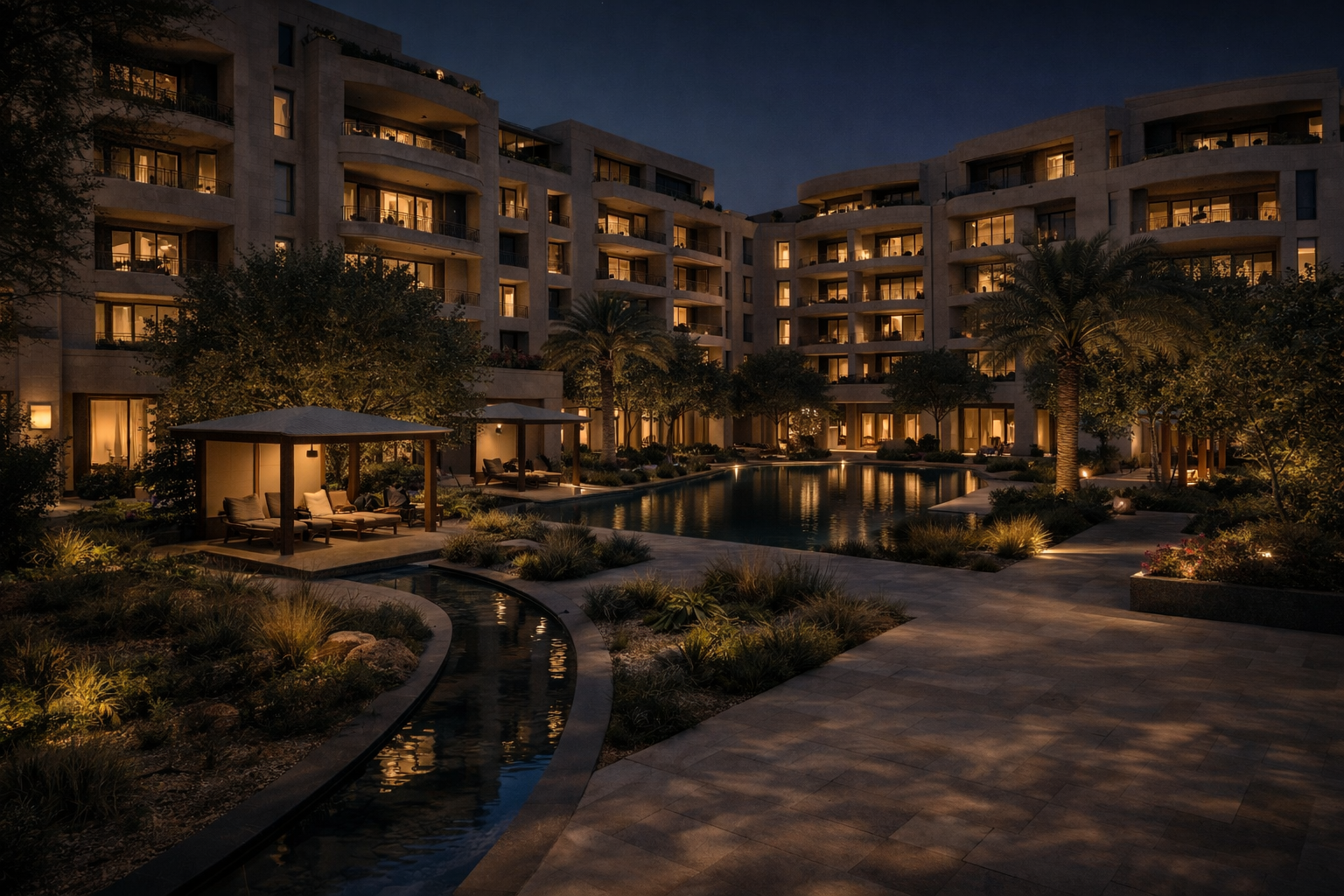 Crescent Courtyard — 3