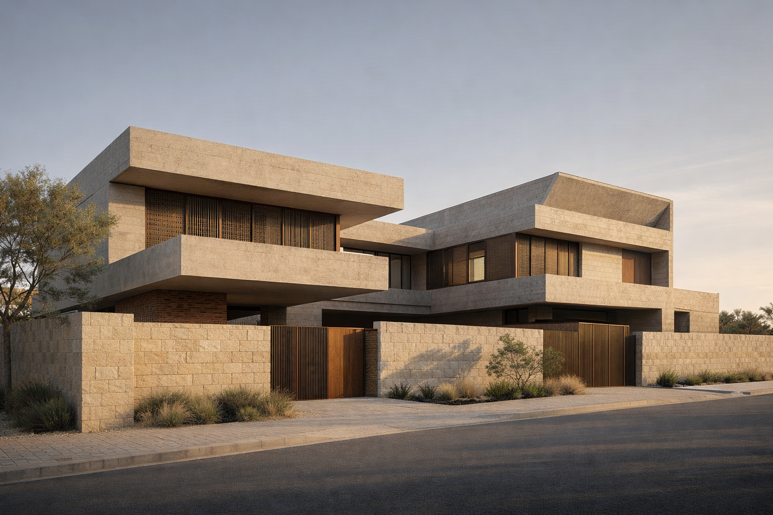 Abu Dhabi Passive Courtyard Villa — 1