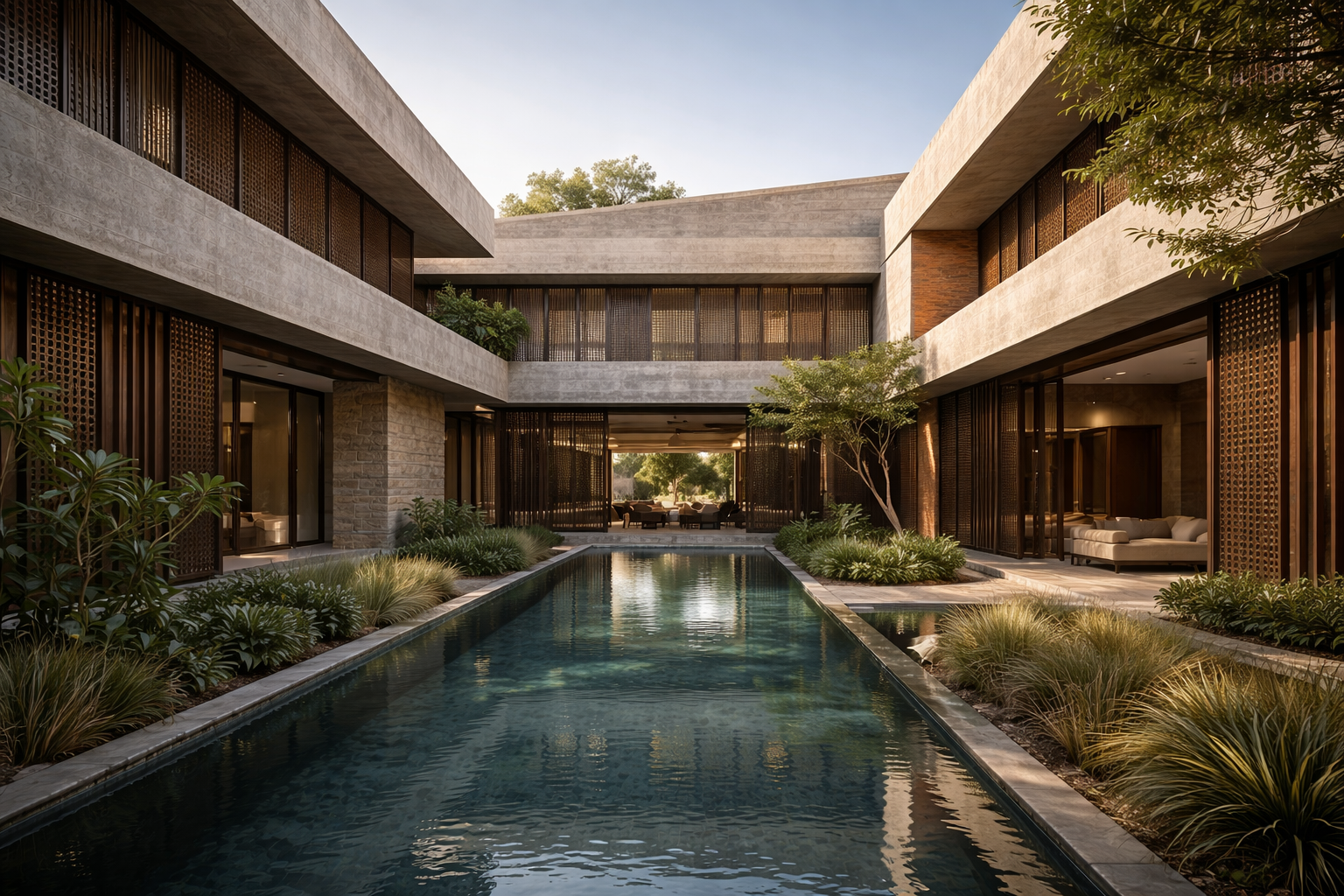 Abu Dhabi Passive Courtyard Villa — 2