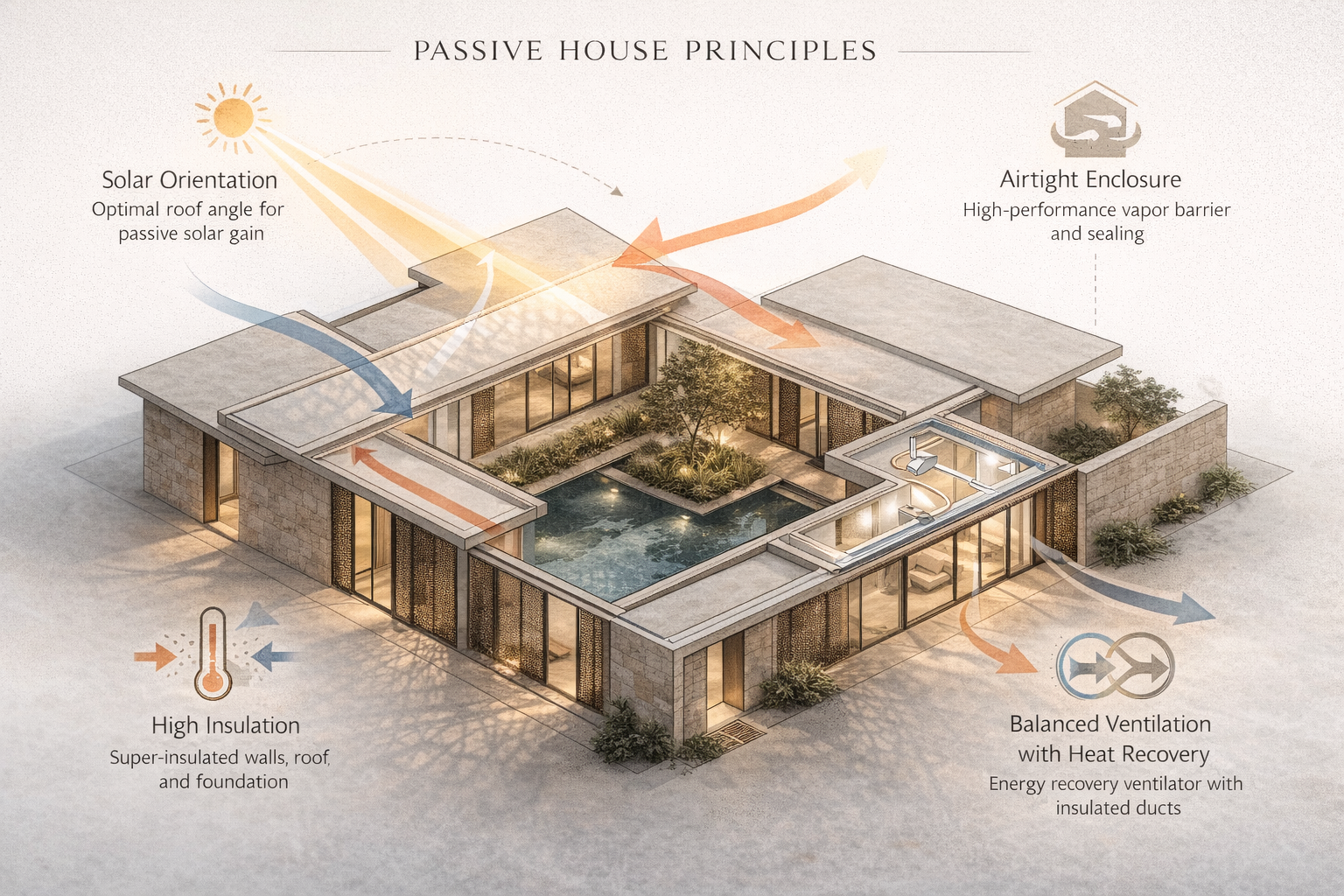 Abu Dhabi Passive Courtyard Villa — 4