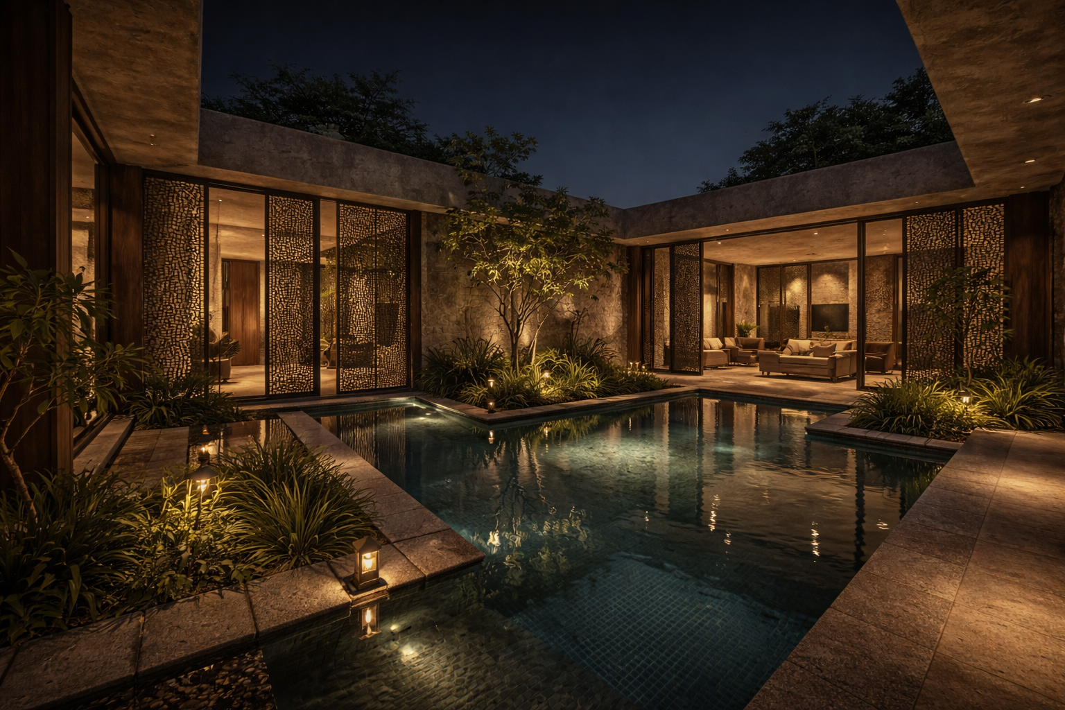 Abu Dhabi Passive Courtyard Villa — 6