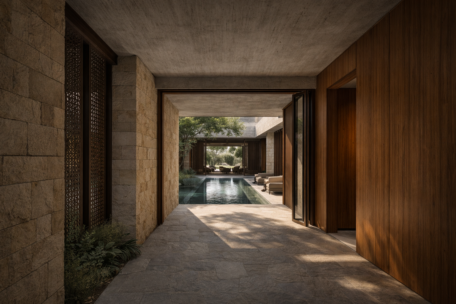 Abu Dhabi Passive Courtyard Villa — 7