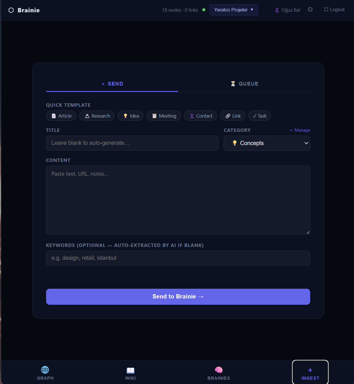Brainie APP — 1