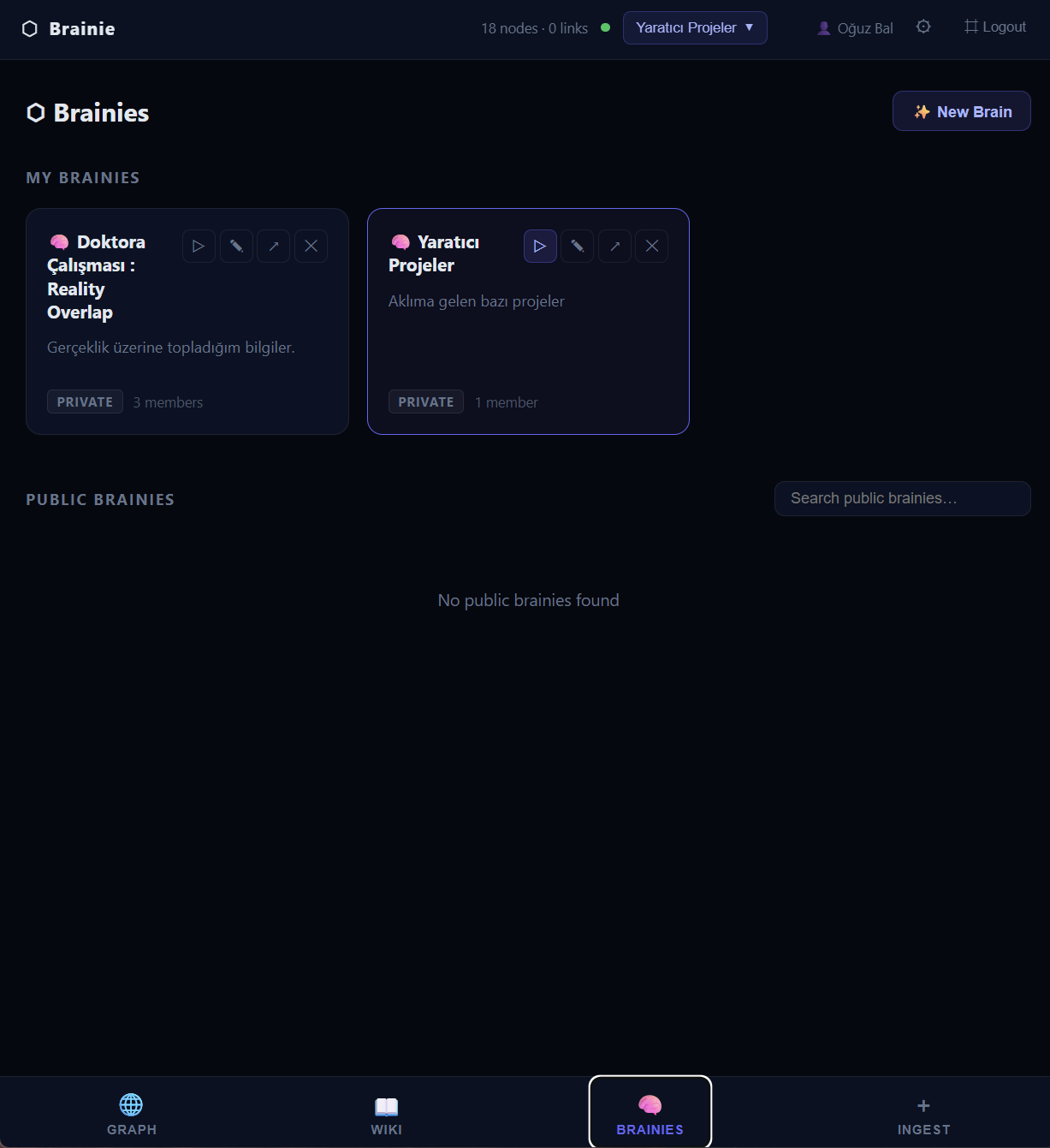 Brainie APP — 2