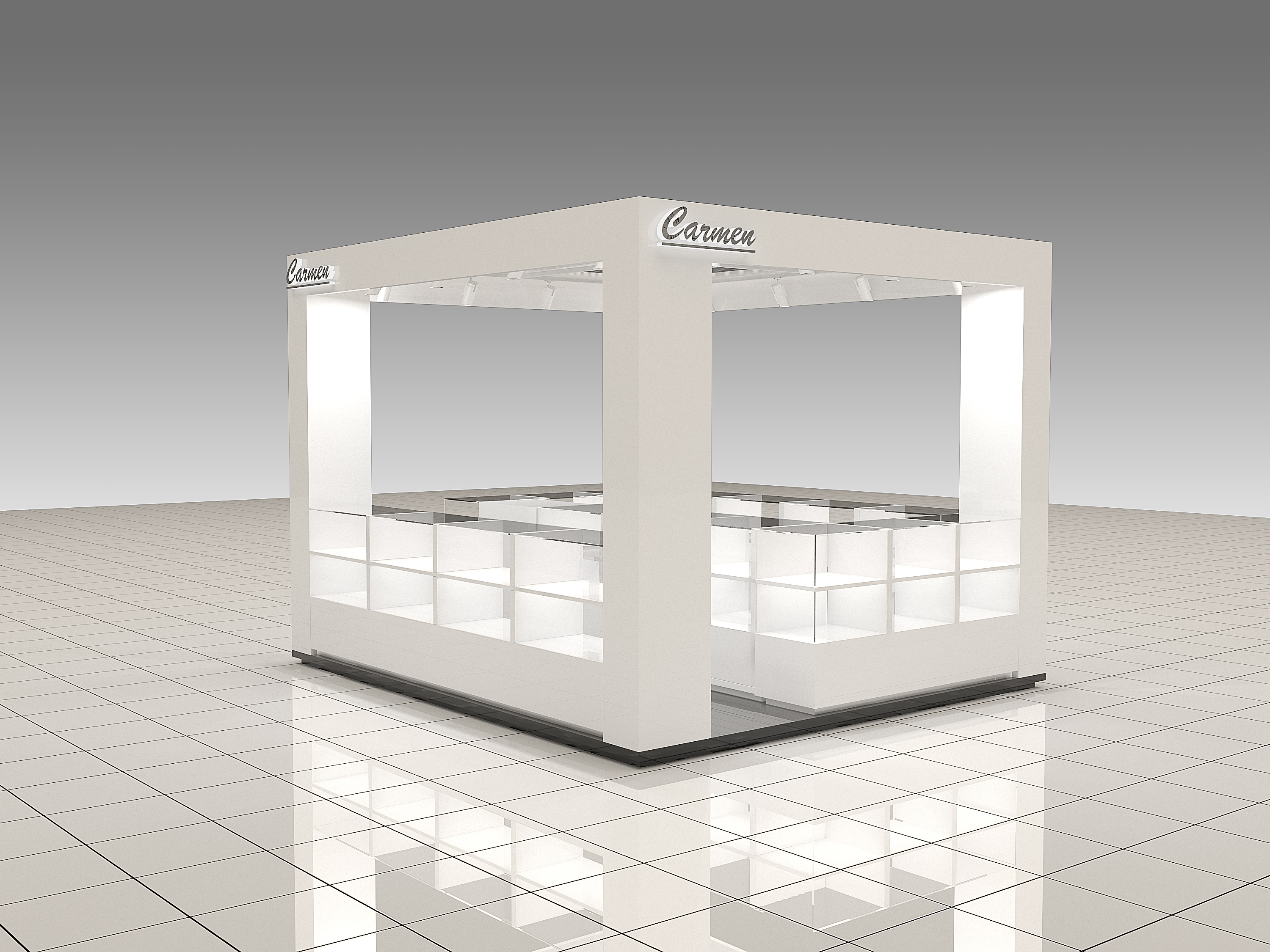 Man Shoe Store Retail Stand — 2