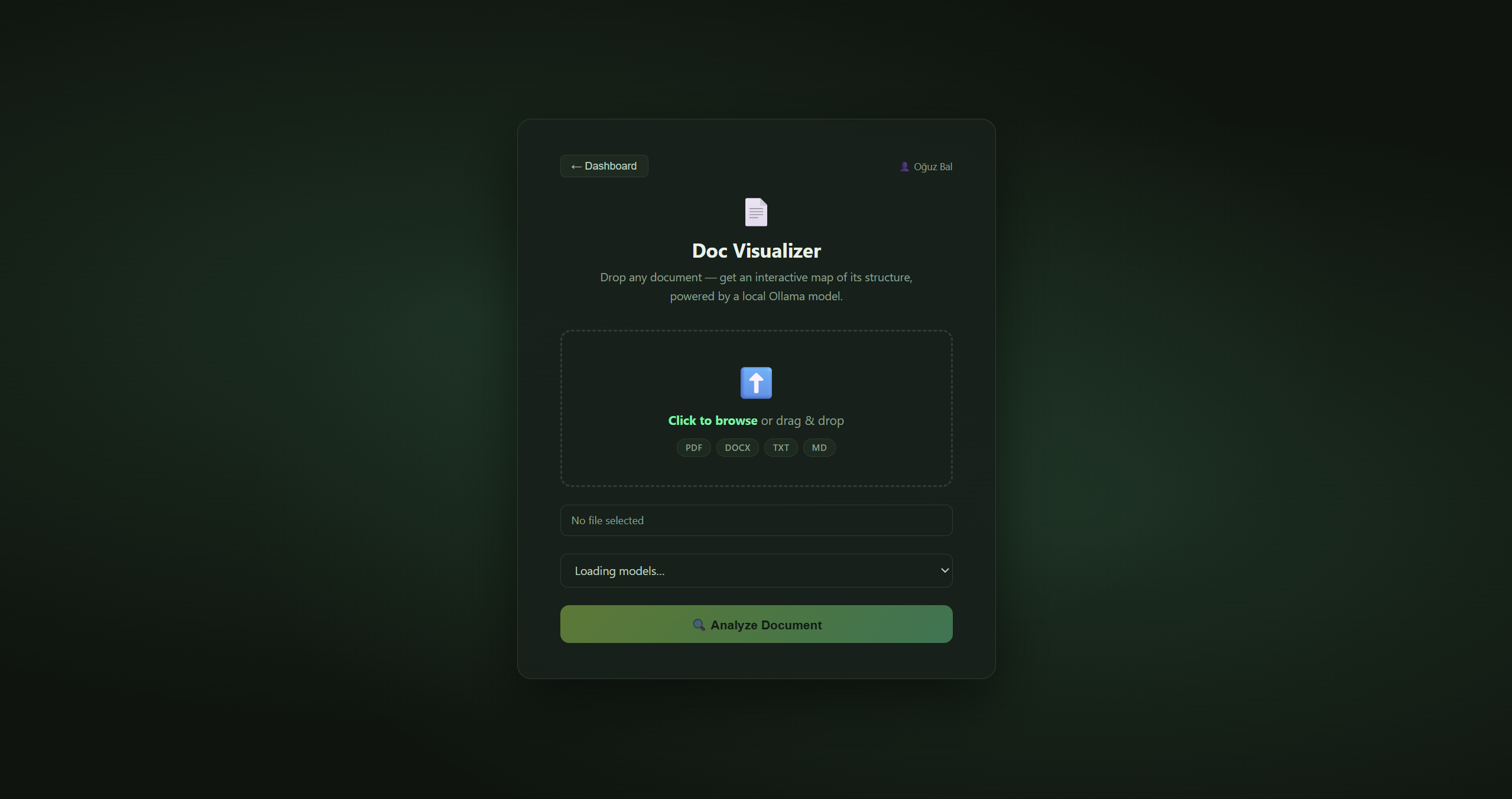 upload a document