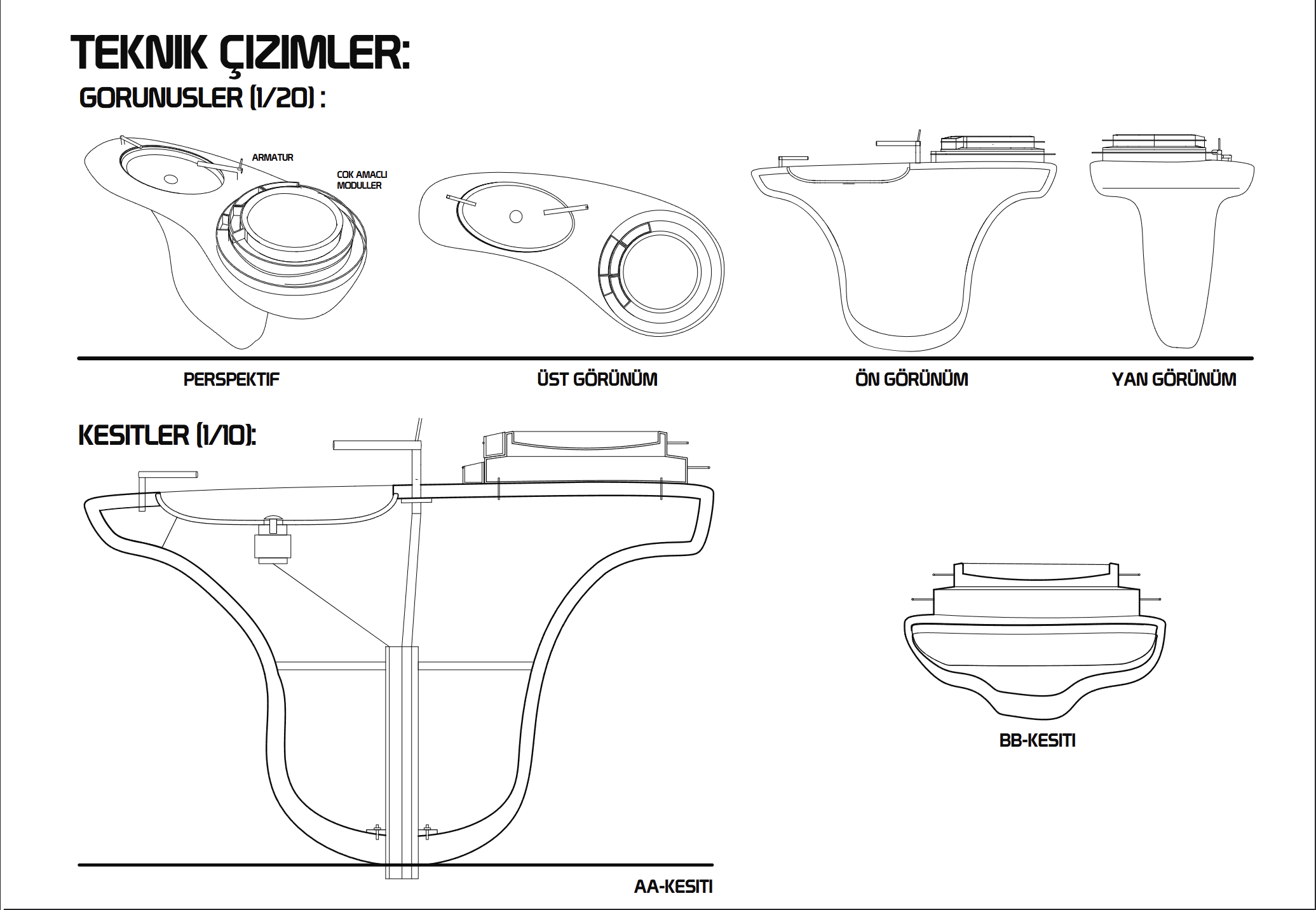 Fludity Bathroom Console — 8