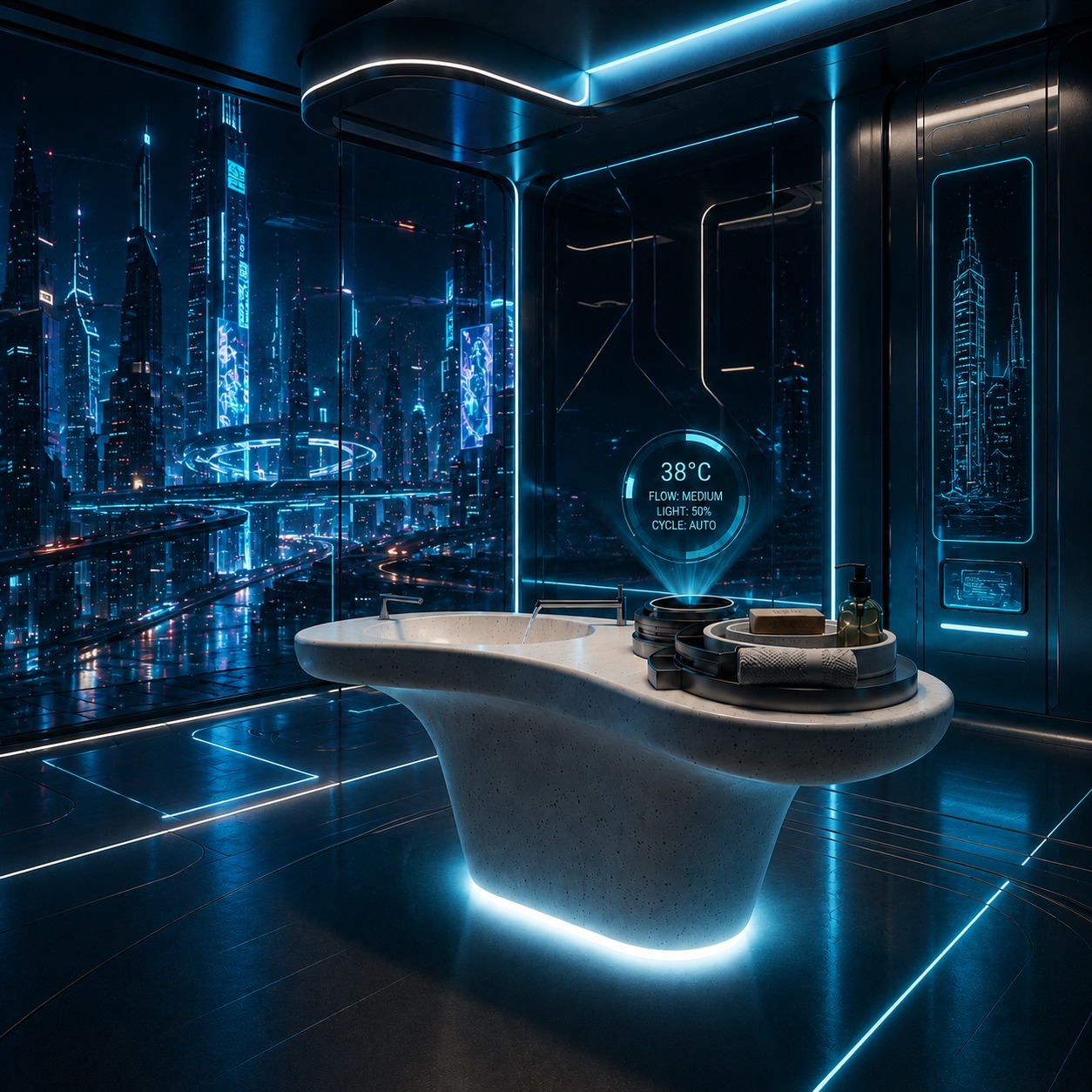 Fludity Bathroom Console — 3