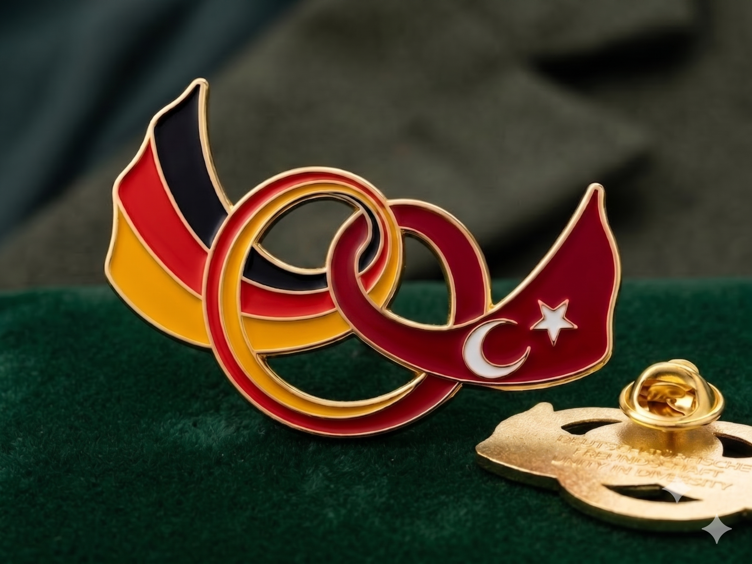 German-Turkish Friendship Lapel Pin — 2