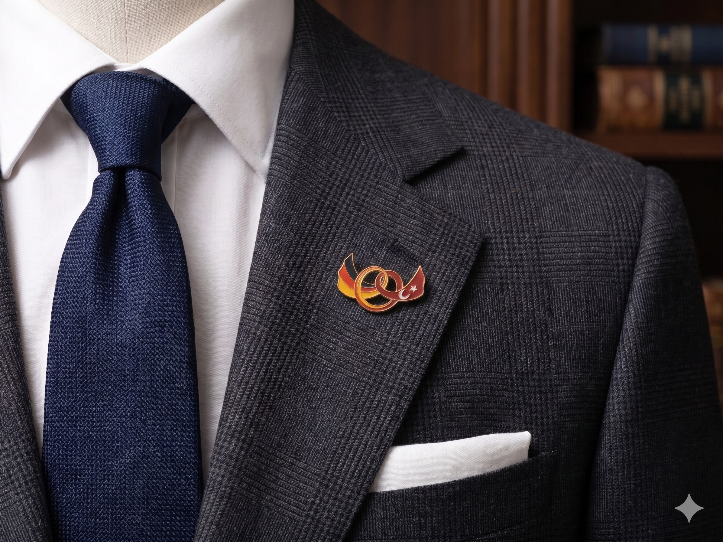 German-Turkish Friendship Lapel Pin — 3