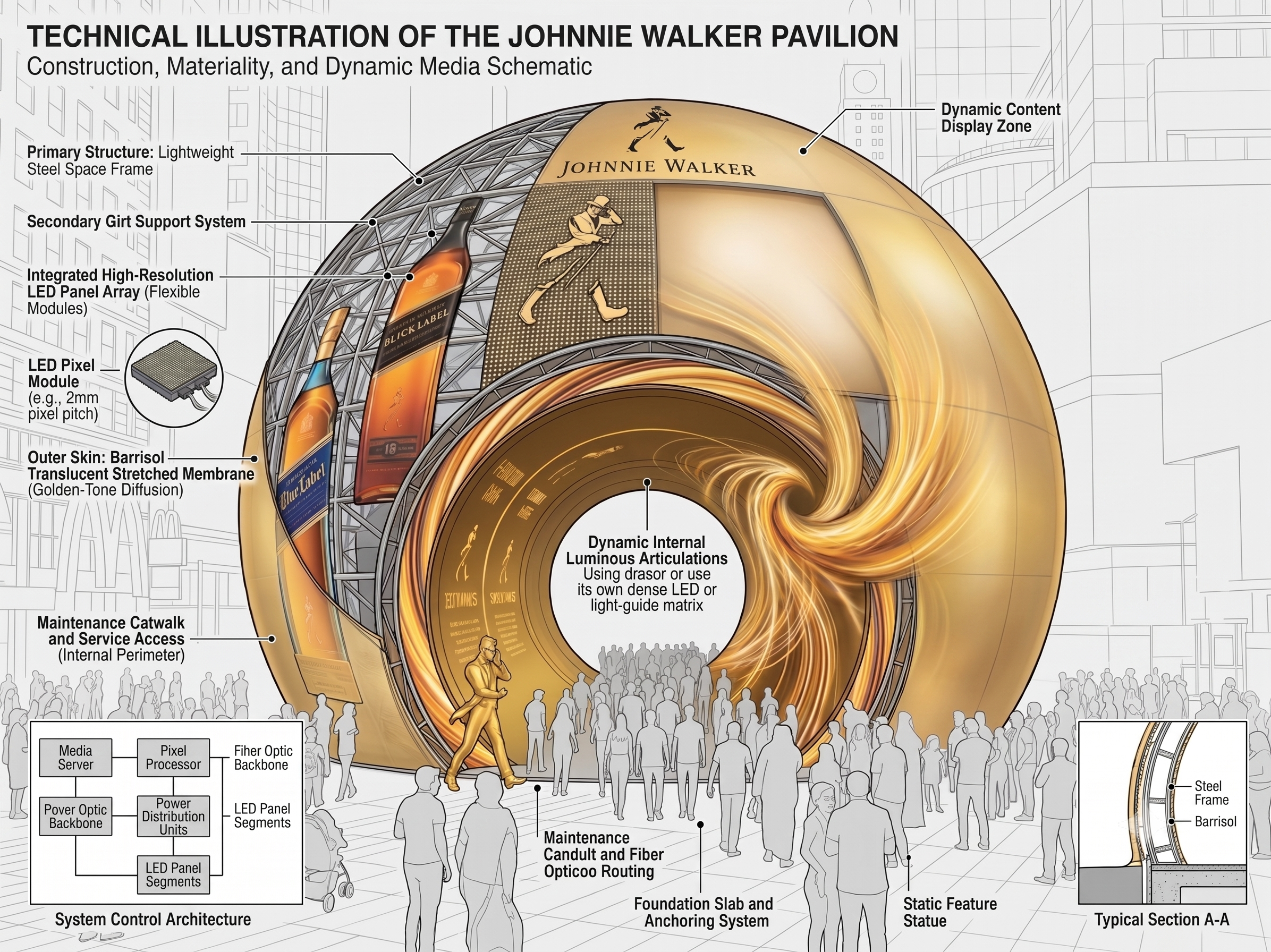 Johnnie Walker 200th year - Time Capsule Pavillion — 2