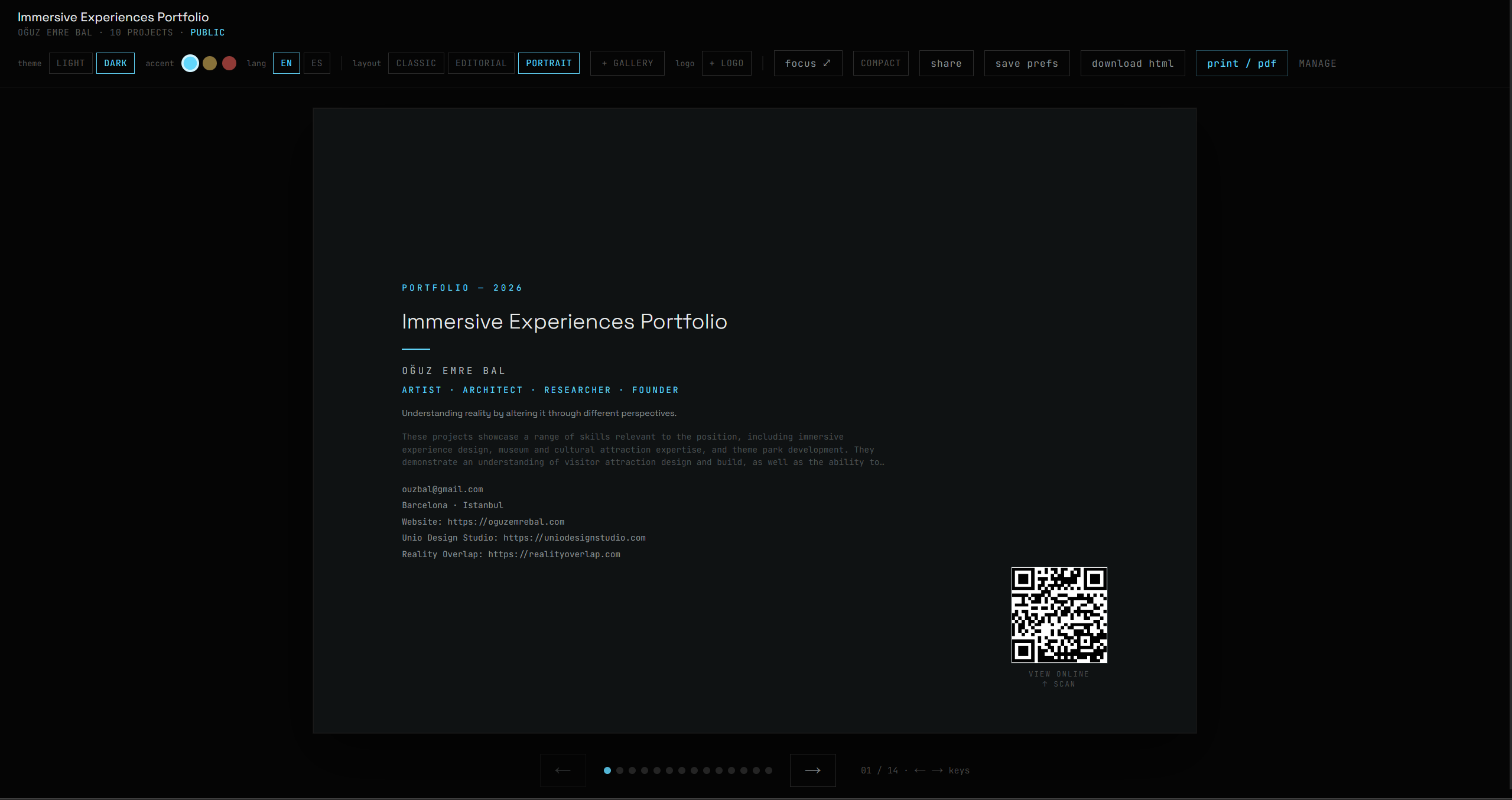 polifolio.app — A tailored portfolio for every job — 1