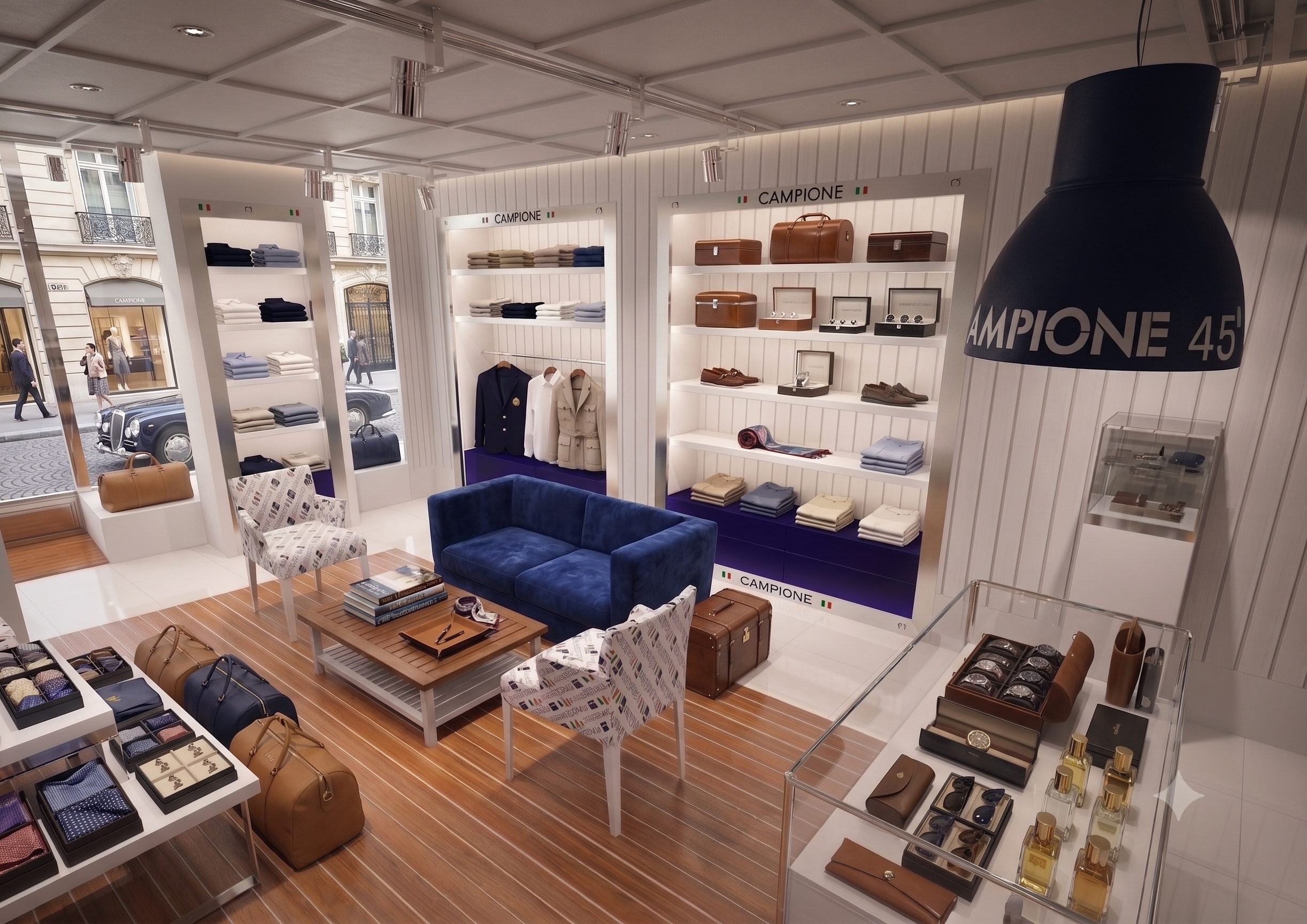 Yacht Life Inspired Manwear Retail Design Concept — 2
