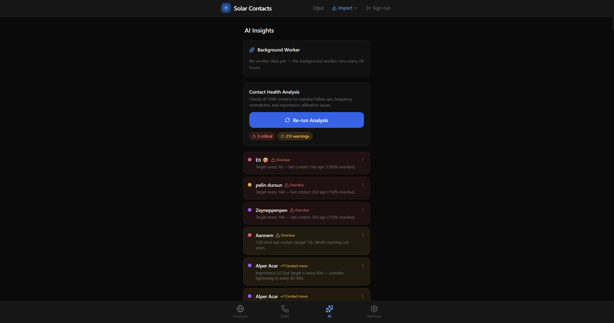 Solar Dial APP — 11