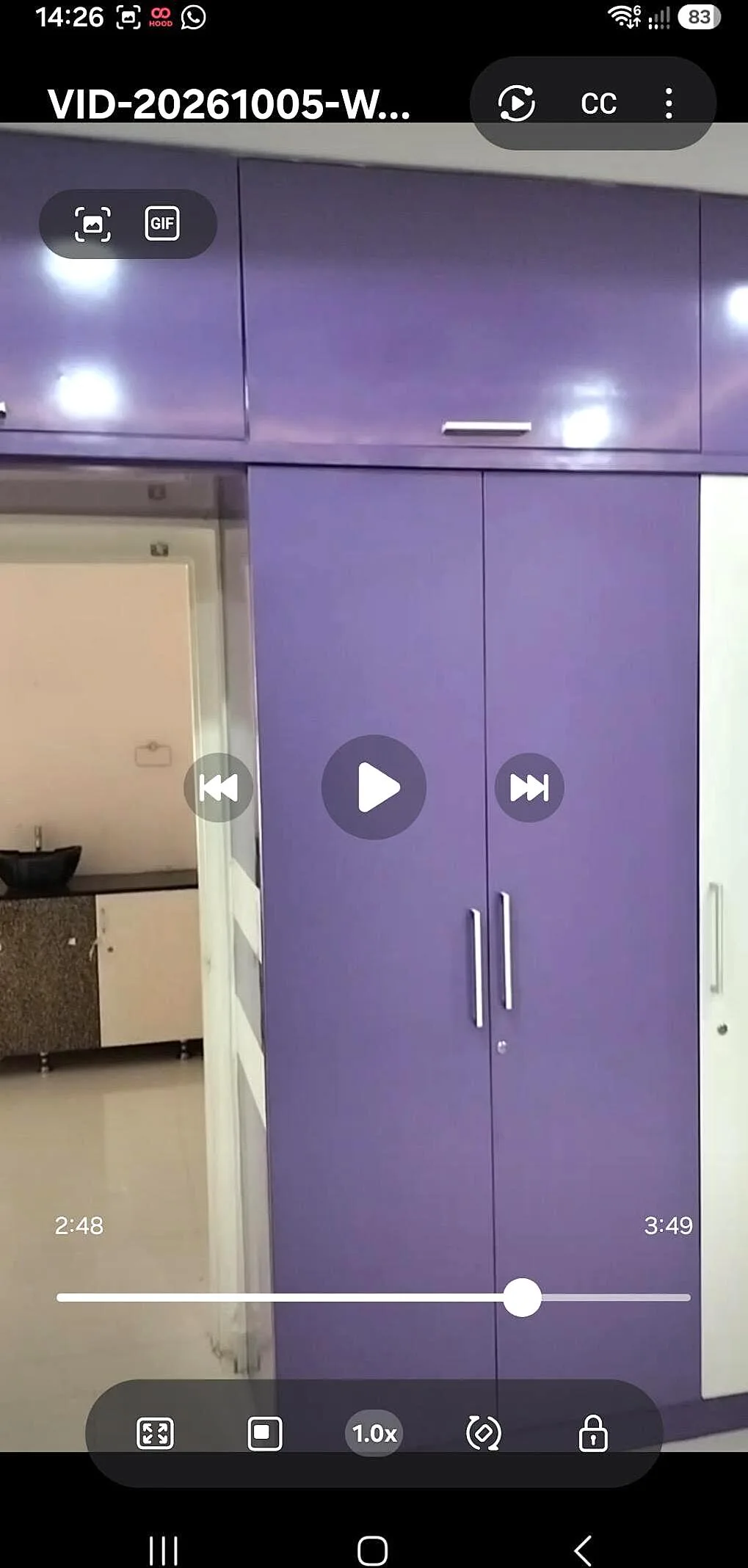 3 BHK 3 Bath Flat in Nizampet, Property view