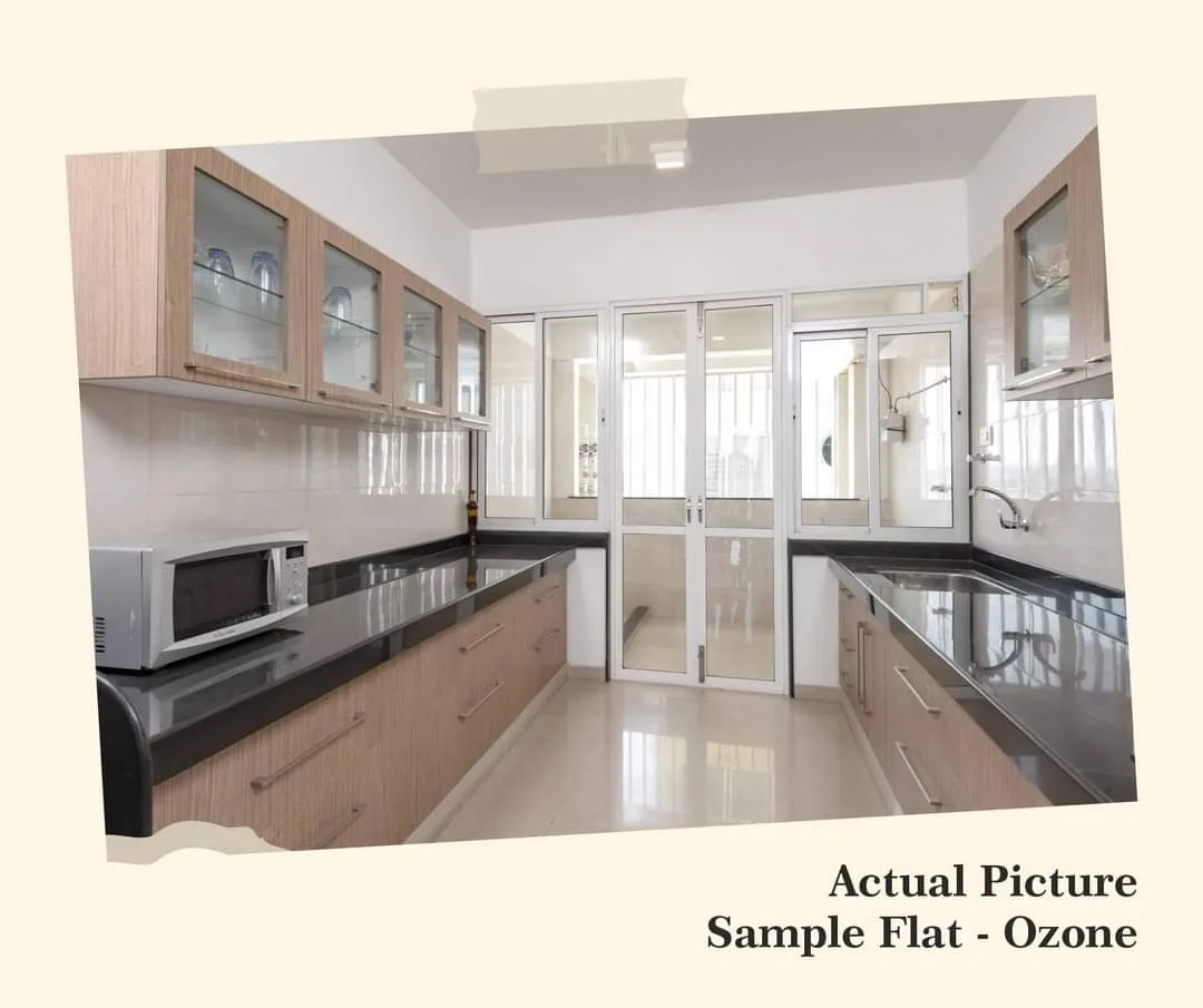 3 BHK Flat in Upnagar, Kitchen