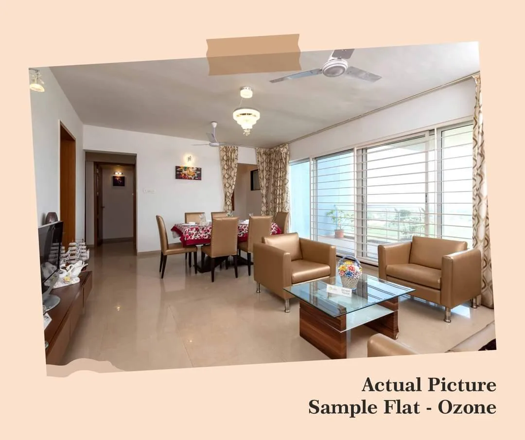 3 BHK Flat in Upnagar, Living room