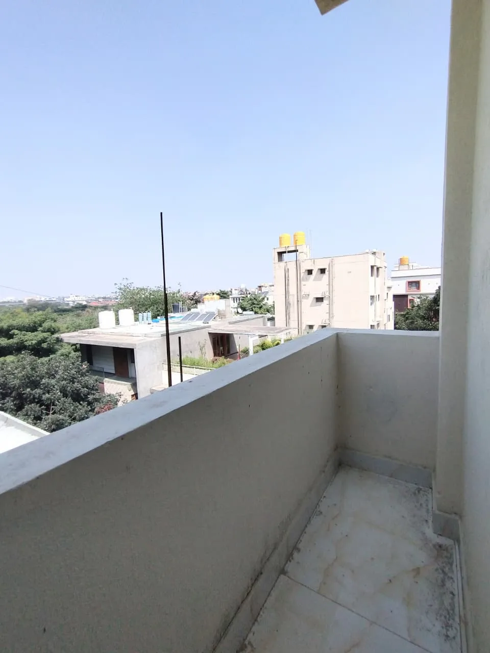 3 BHK Builder floor for rent in kasturinagar, bangalore, Balcony / view